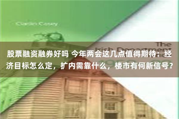 股票融资融券好吗 今年两会这几点值得期待：经济目标怎么定，扩内需靠什么，楼市有何新信号？